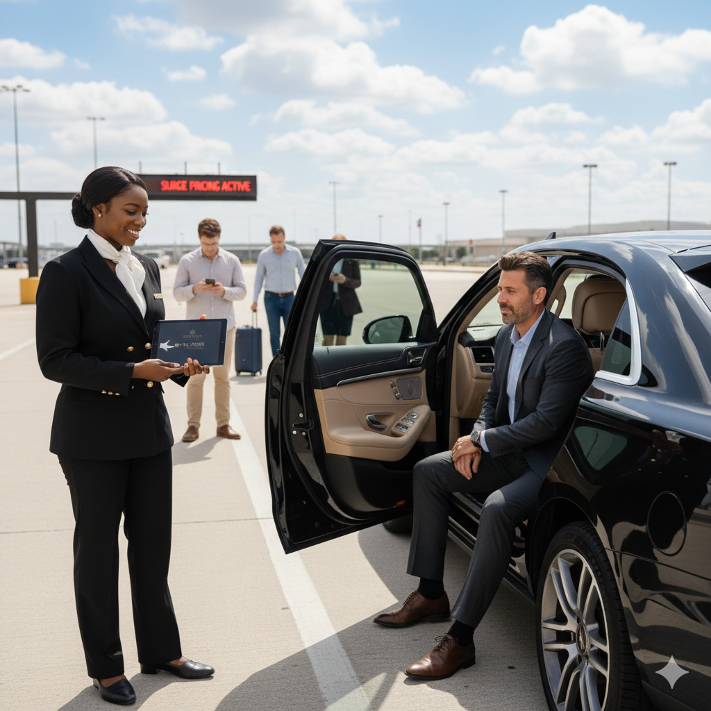 Houston Airport Fixed-Rate Limo Service: No Surge Pricing (IAH/HOU)