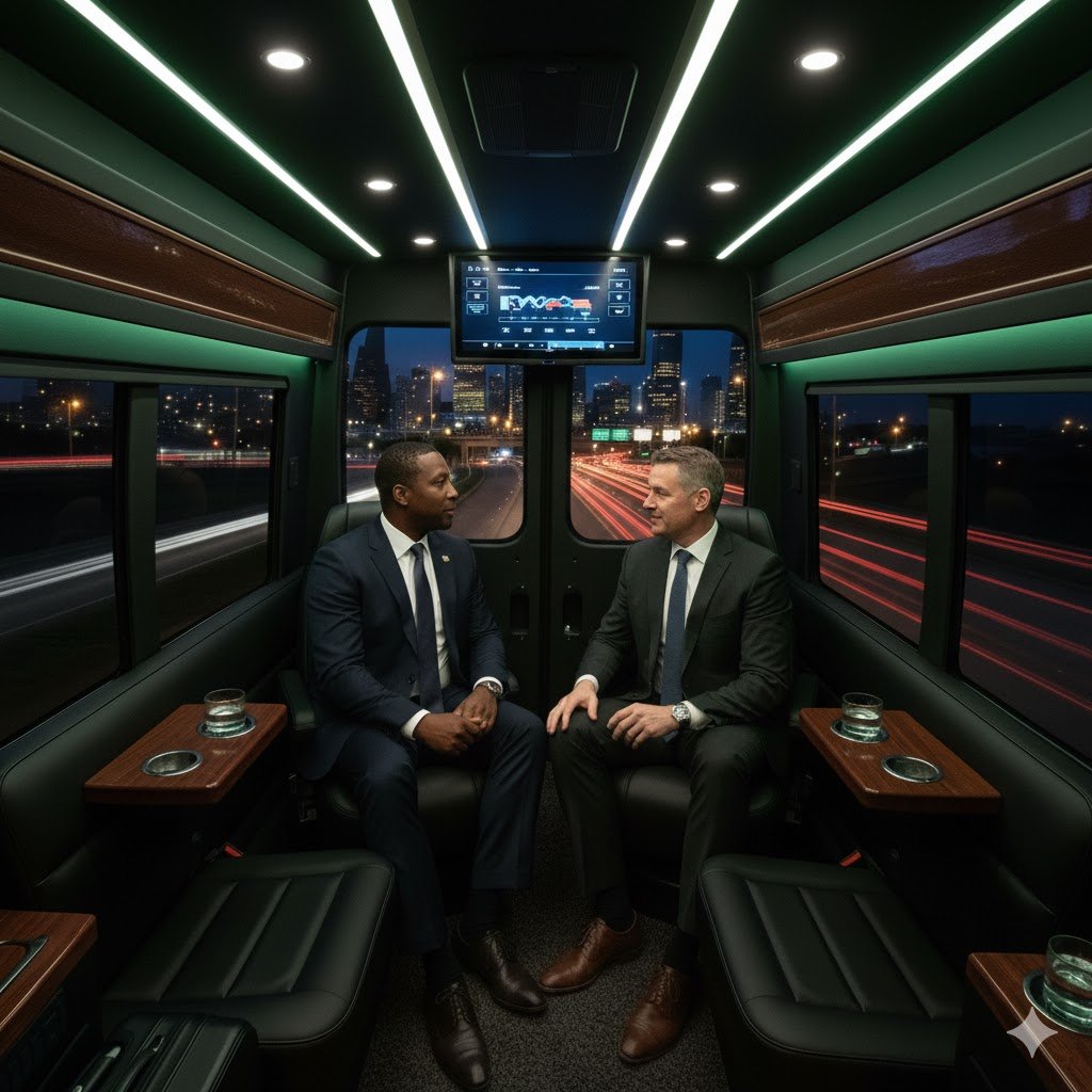 Beyond the Road: Houston’s Executive Sprinter Transforms Your Travel Time